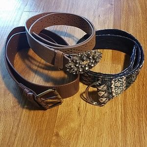 Assortment of size 9 belts, never used
